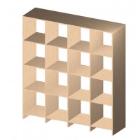 4 x 4 Cube Open storage shelf system